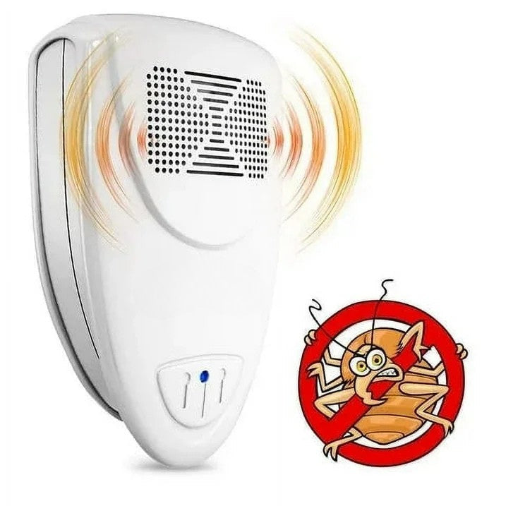 Plug-in ultrasonic bed bug repeller. An easy, silent, and safe solution for pest control & home protection.