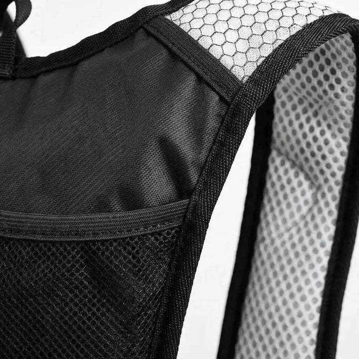 Durable 10L unisex hydration backpack for cycling & outdoor adventures. Lightweight design for trail biking sports.