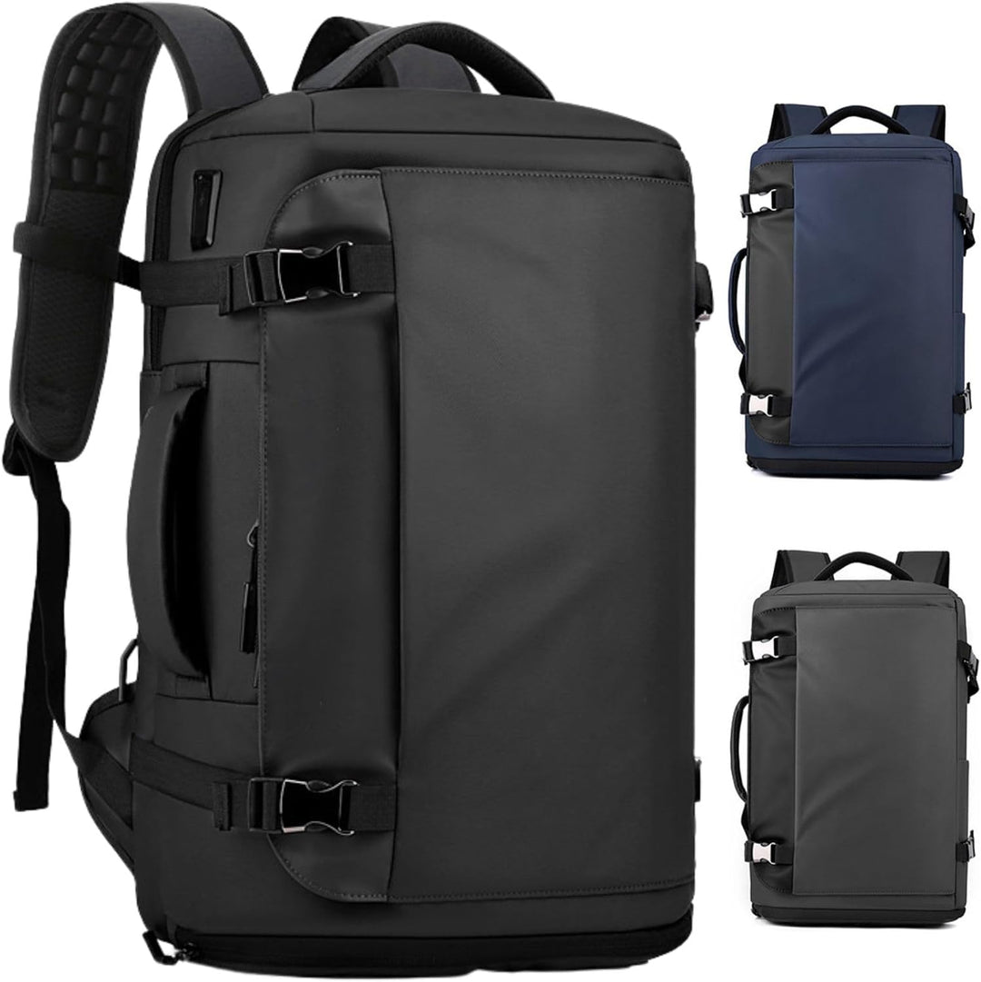 Commuter 15" waterproof laptop backpack with USB-C charging port & smart organized storage.