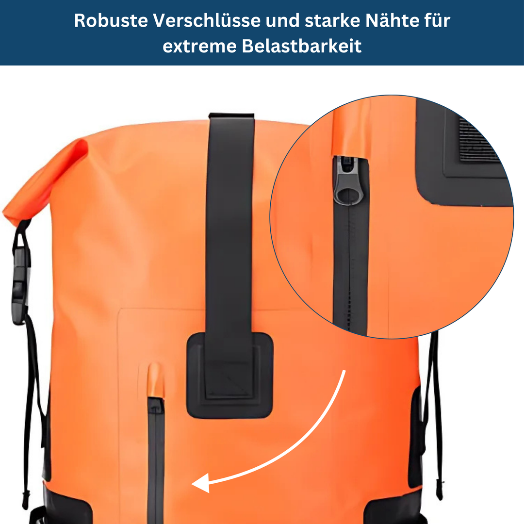Durable unisex 35L camping backpack, featuring waterproof material for all weather