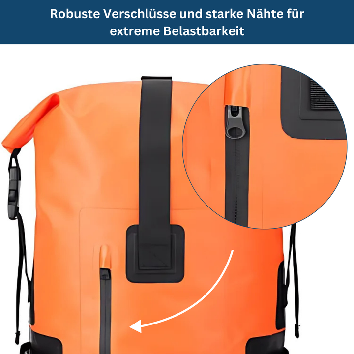 Durable unisex 35L camping backpack, featuring waterproof material for all weather