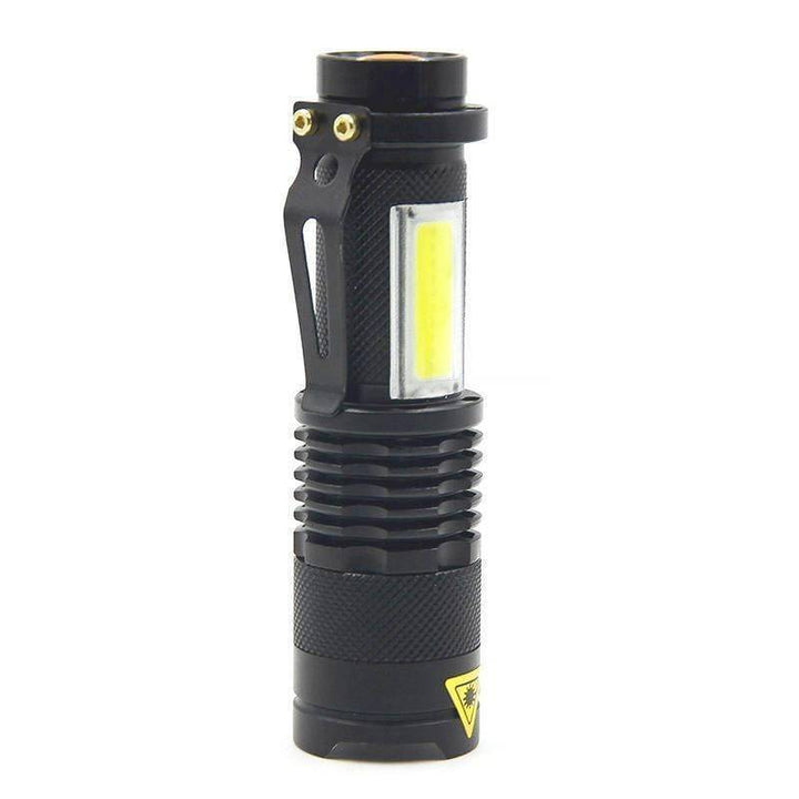 Compact 3800LM tactical flashlight for hiking, robust and reliable LED light