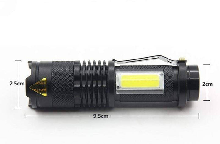 High-power 3800LM portable LED flashlight, a must-have for camping trips