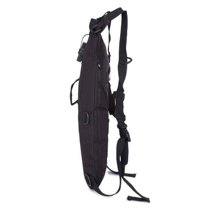 Waterproof tactical hydration backpack with molle system, ideal for hiking and camping