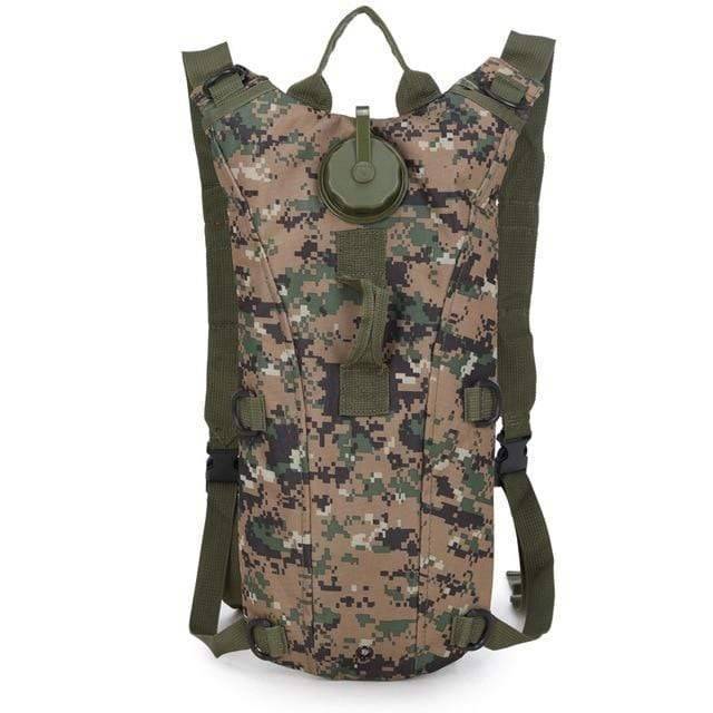 Unisex tactical pack with multiple compartments, perfect for camping and hiking gear