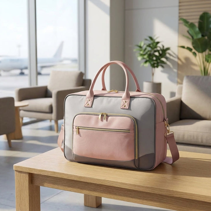 Unisex 4-piece CarrySmart travel bag set, perfect for organized trips. Includes duffel, carry-on, & cubes.