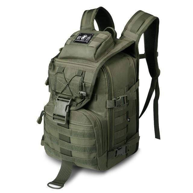 Unisex 40L outdoor travel pack, displayed in a natural setting, ready for adventure