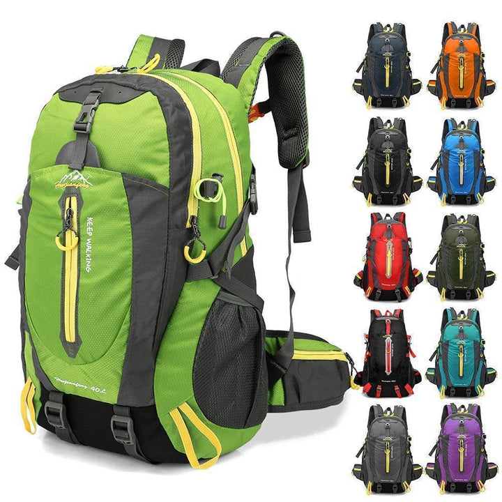 Unisex 40L Water-Resistant Outdoor Travel Backpack