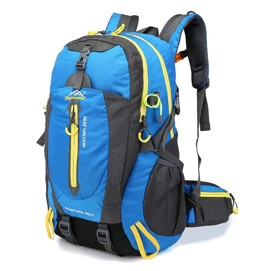 Unisex 40L Water-Resistant Outdoor Travel Backpack