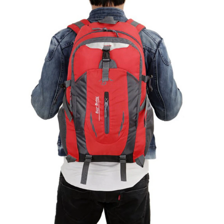 Unisex 40L travel rucksack, waterproof and durable, perfect for outdoor exploration
