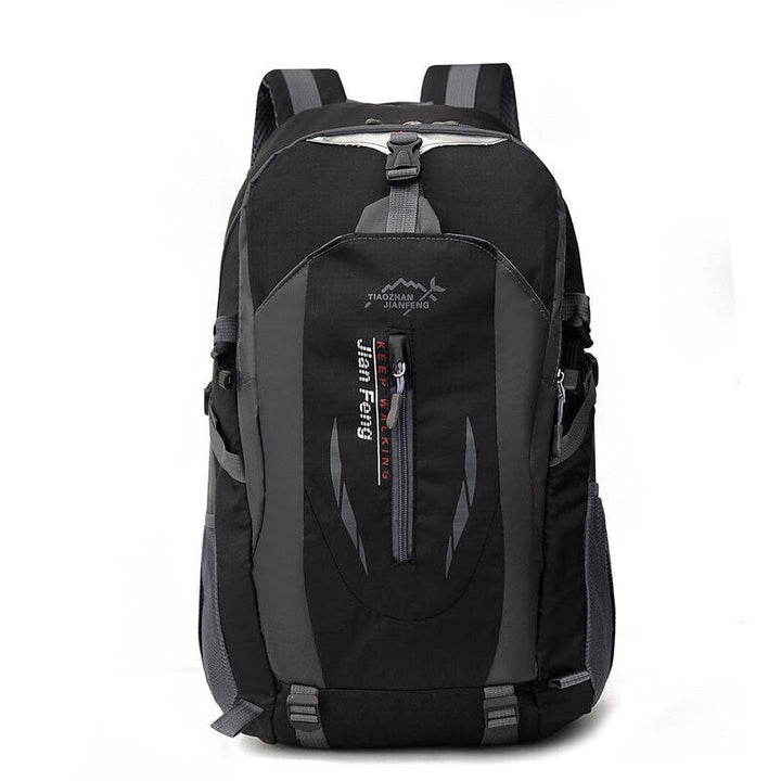 Unisex 40L trekking backpack, waterproof with rain cover included, ideal for camping