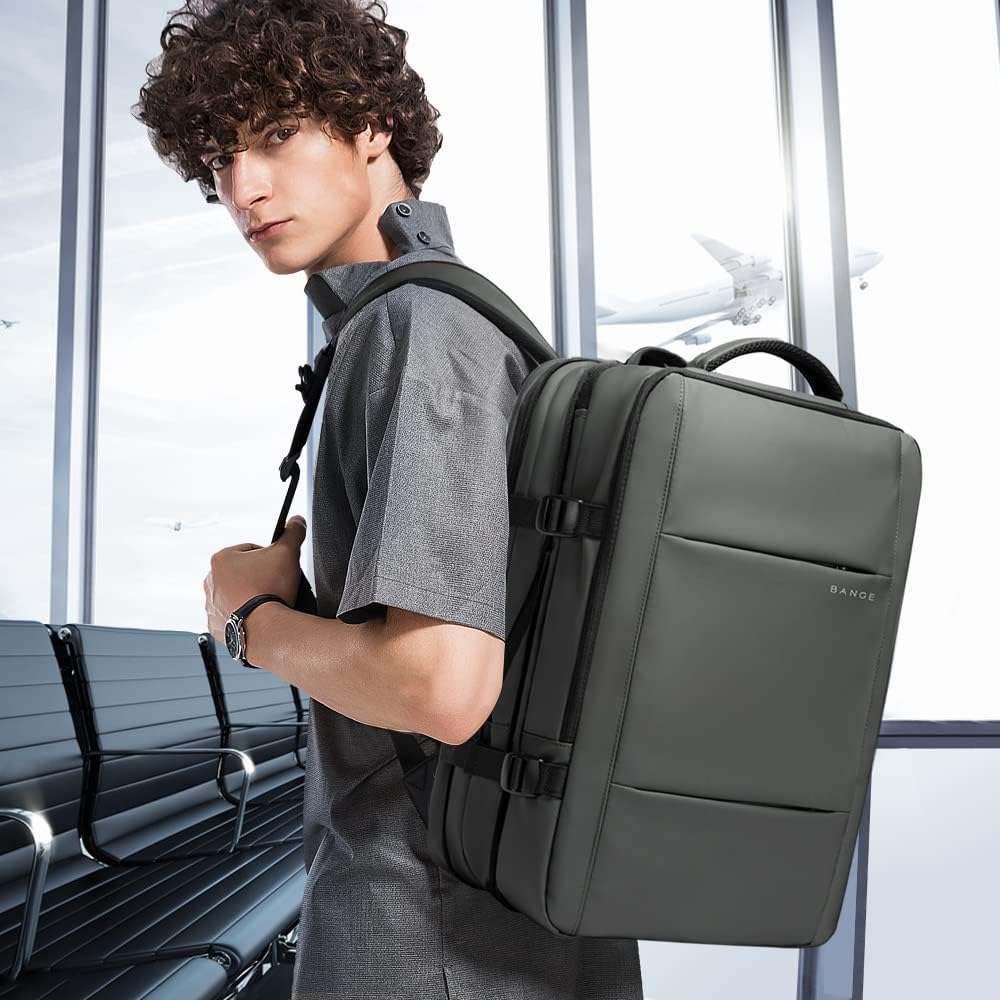 Convertible 45L travel backpack for versatile carrying, with a secure laptop sleeve.