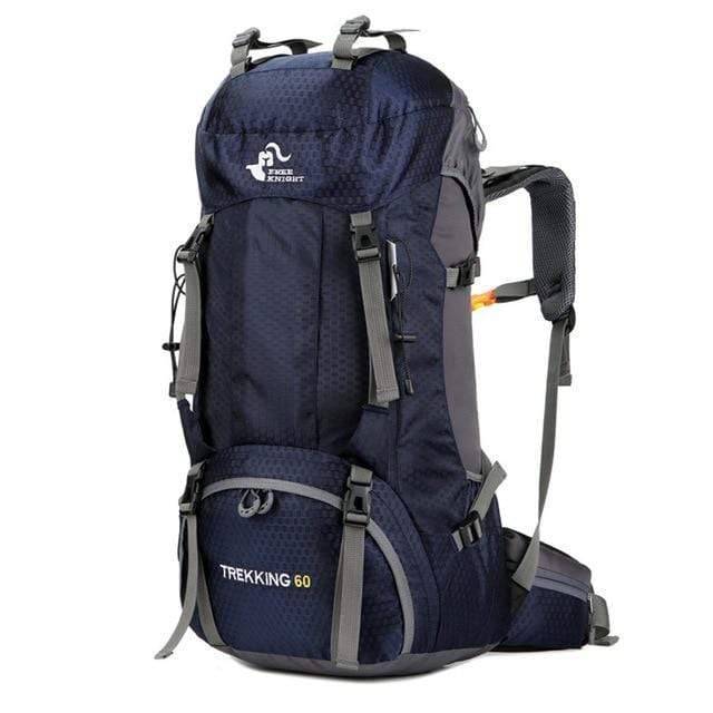 Unisex 50L hiking backpack, available in vibrant color, for standout outdoor style.
