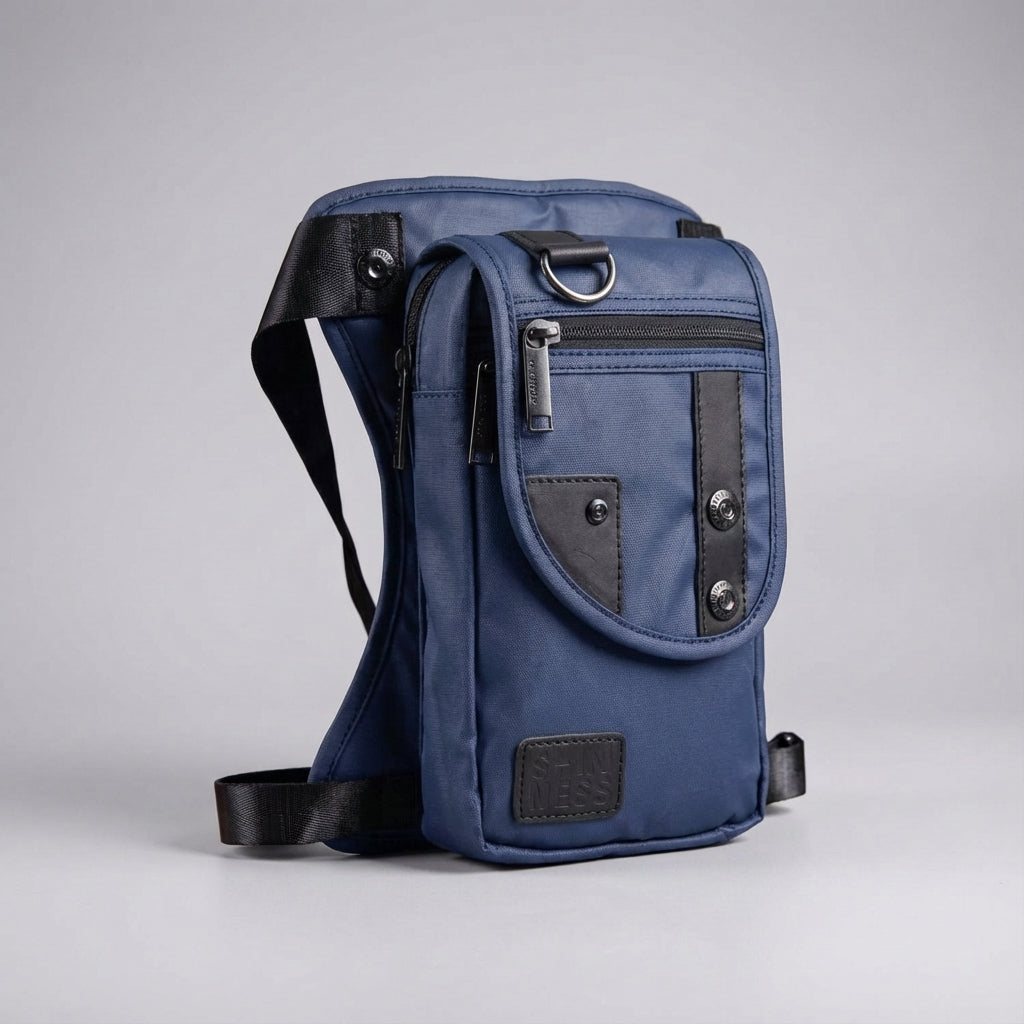 Active lifestyle hip bag with adjustable strap, a water-resistant utility pouch for outdoor adventures & travel.