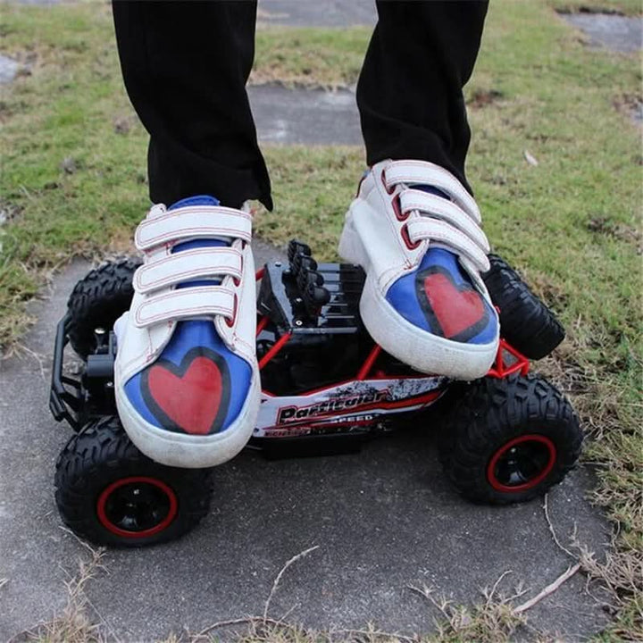Ready-to-run remote control monster truck for exciting off-road fun and thrilling races.