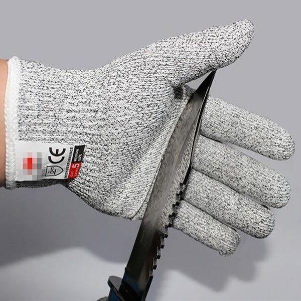 Unisex anti-cut chef gloves for kitchen safety, food prep, and cooking. Cut-resistant protection for hands.