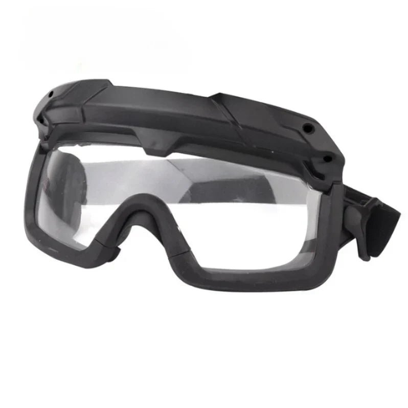 Durable anti-fog tactical eyewear designed for airsoft, paintball, and various outdoor activities.