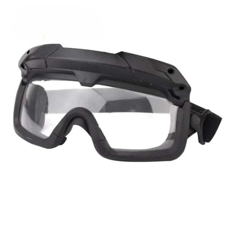 Durable anti-fog tactical eyewear designed for airsoft, paintball, and various outdoor activities.