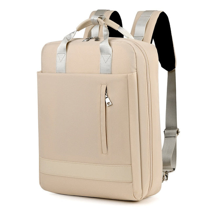 Unisex anti-theft backpack with hidden zippers, USB charging port, and durable Oxford fabric for secure everyday carry.