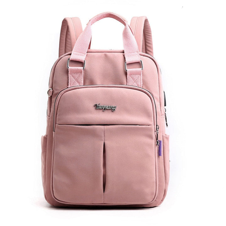 Durable water-resistant backpack, anti-theft features & USB charging, built for rugged daily use.