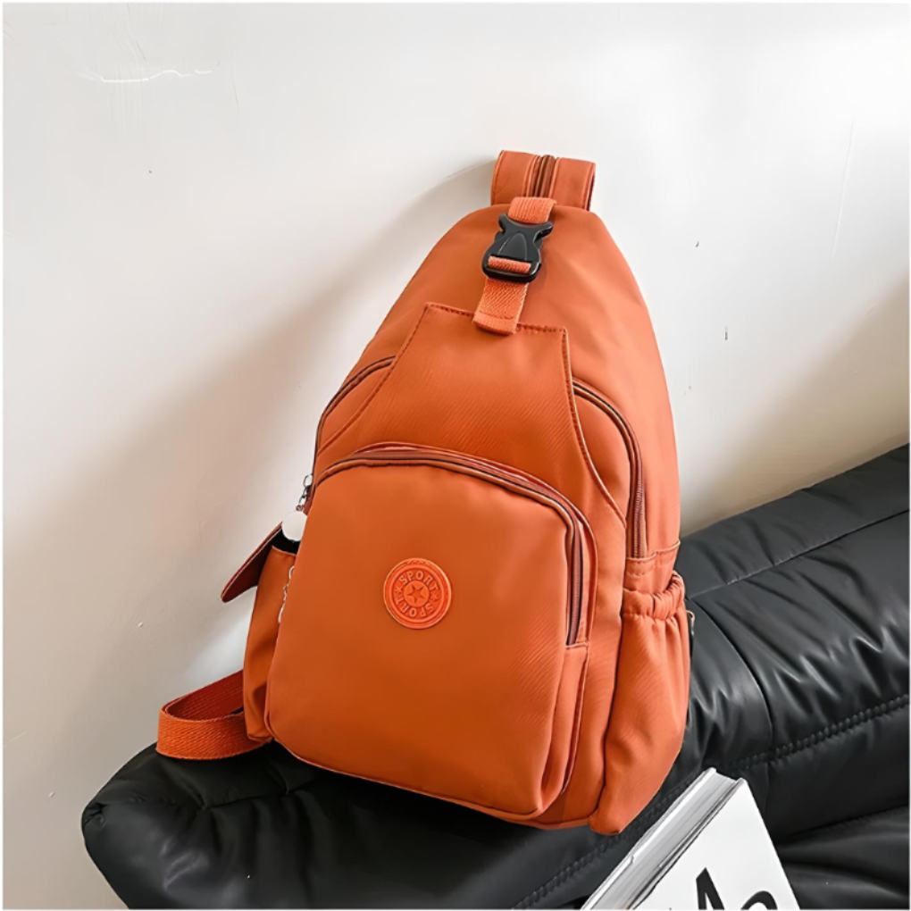 Stylish unisex anti-theft crossbody bag, ideal for secure daily carry & travel, featuring an organized interior.