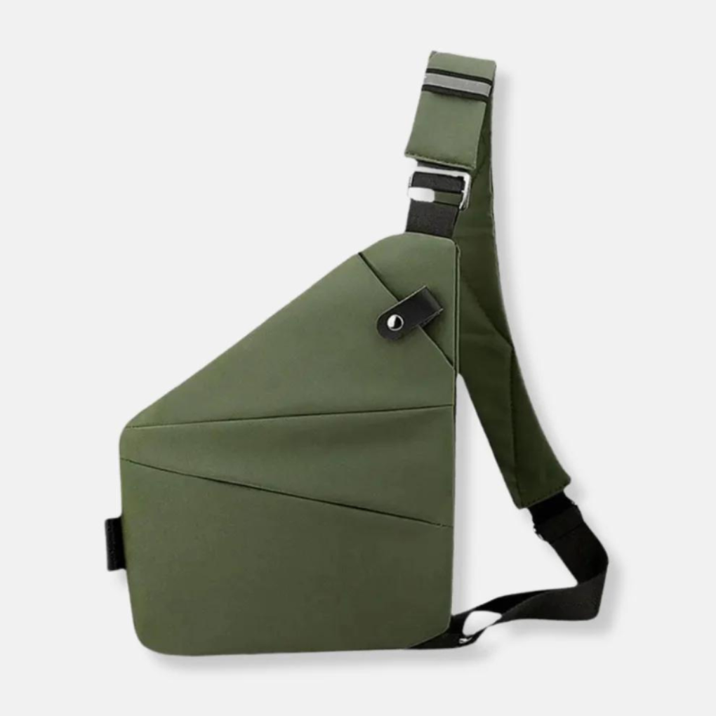 Secure shoulder bag: lightweight anti-theft design with concealed zippers & RFID shield for urban travel.