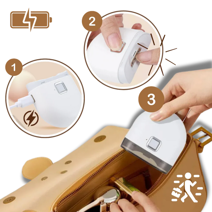 Family-friendly automatic nail clipper, safe & easy for all ages to achieve smooth nails.