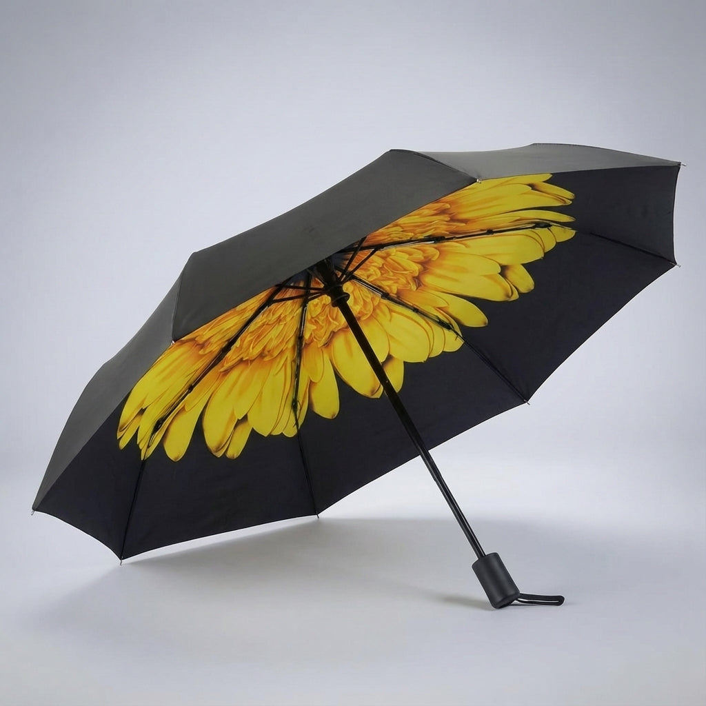 Close-up of Rainova automatic travel umbrella fabric, highlighting its waterproof and windproof texture.
