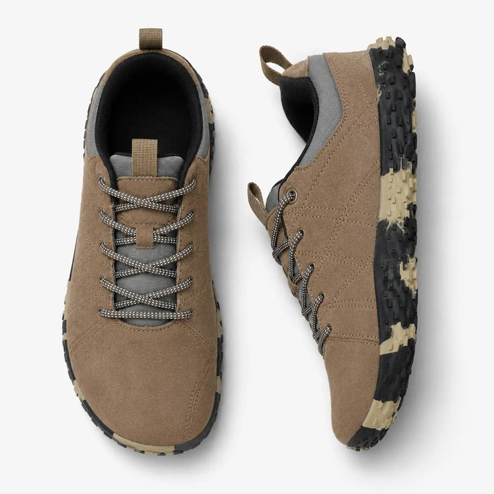Flexible sole barefoot trainers, unisex, wide toe box for all outdoor activities.