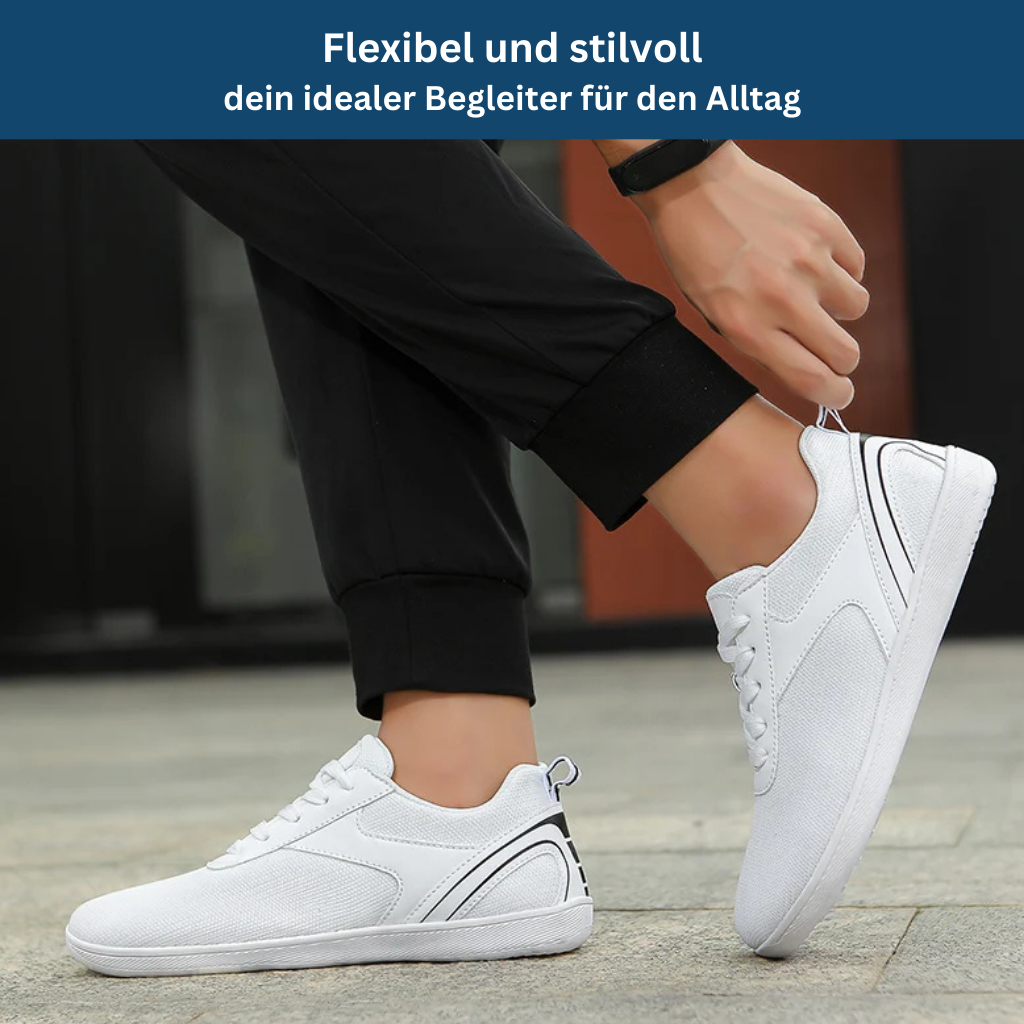 Unisex comfort footwear, minimalist design, with a breathable upper for all-day walking