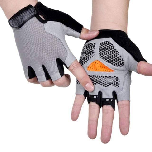 Ergonomic fingerless cycling gloves, crucial for enhanced grip and hand protection