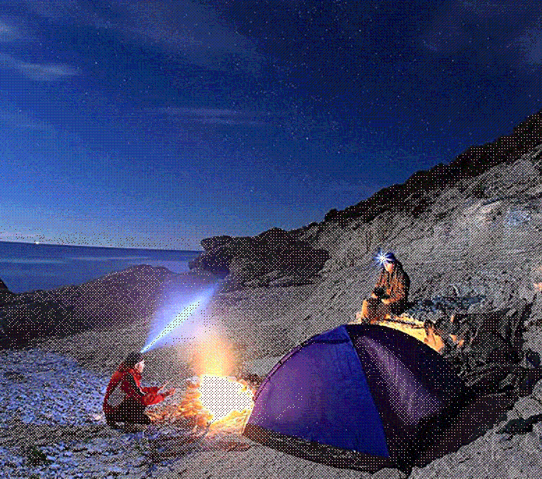 Wireless Bluetooth 5.0 beanie hat with a powerful LED light, providing warmth and visibility
