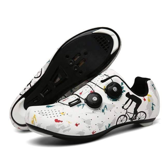 Mud-resistant unisex winter cycling cleats, self-locking mechanism for road & MTB