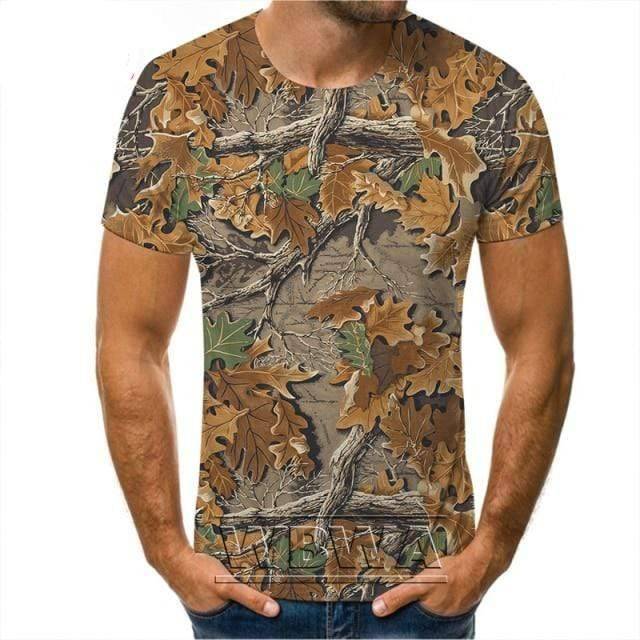 Tactical broadcloth camouflage tee, unisex design for maximum comfort and utility