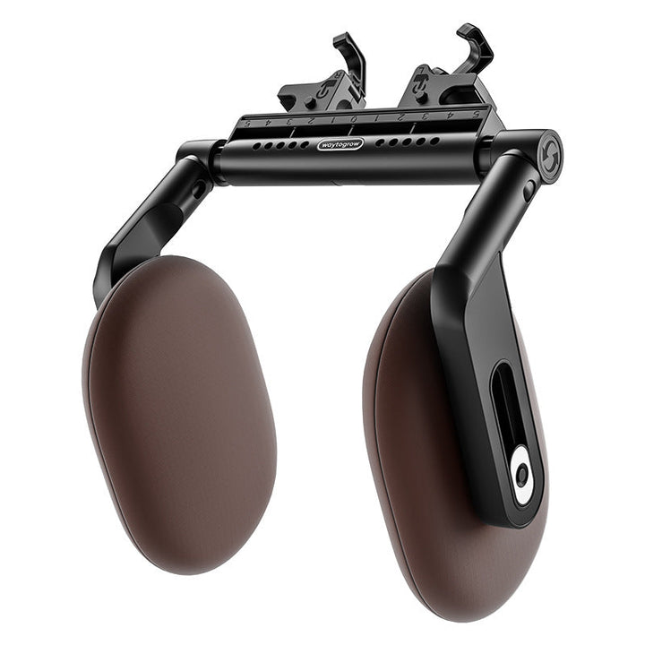 Compact car neck support cushion, memory foam, easy to clean, essential for comfortable travel