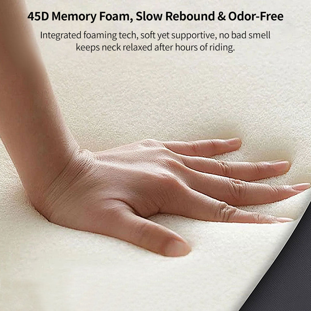 Comfortable memory foam neck pillow for car, helps reduce neck pain and improve posture while driving
