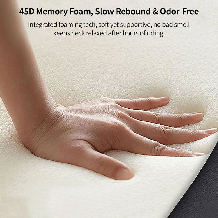 Comfortable memory foam neck pillow for car, helps reduce neck pain and improve posture while driving