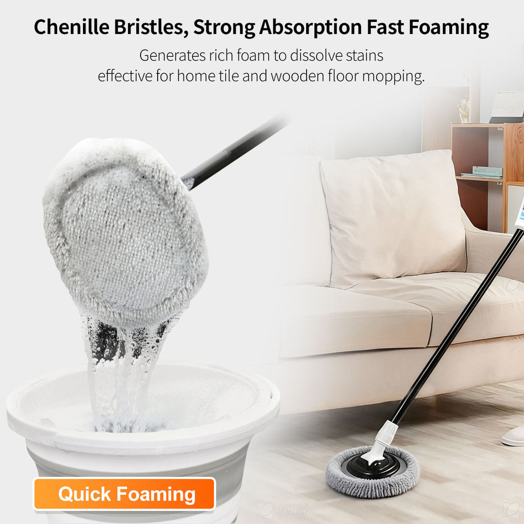 Multi-purpose cleaning mop with ergonomic grip, ideal for car wash and household applications.