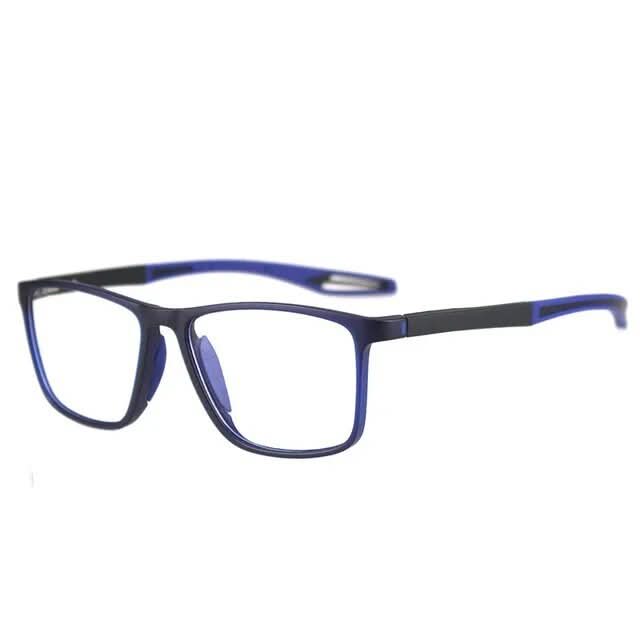 ClarityFlex reading glasses on a desk, highlighting clear near vision lenses & stylish, ultralight frame.