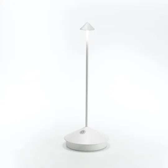 Portable ClarityGlow LED lamp, dimmable, for comfortable lighting & modern home decor.