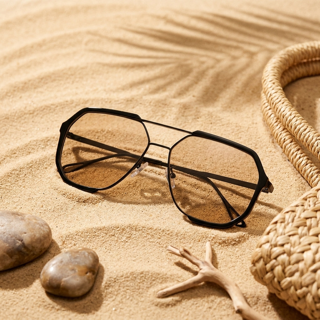 Essential classic aviator sunglasses with durable metal frame and iconic tinted lenses.