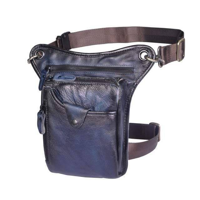 Group of classic genuine leather sling bags in various shades, versatile unisex cowhide options