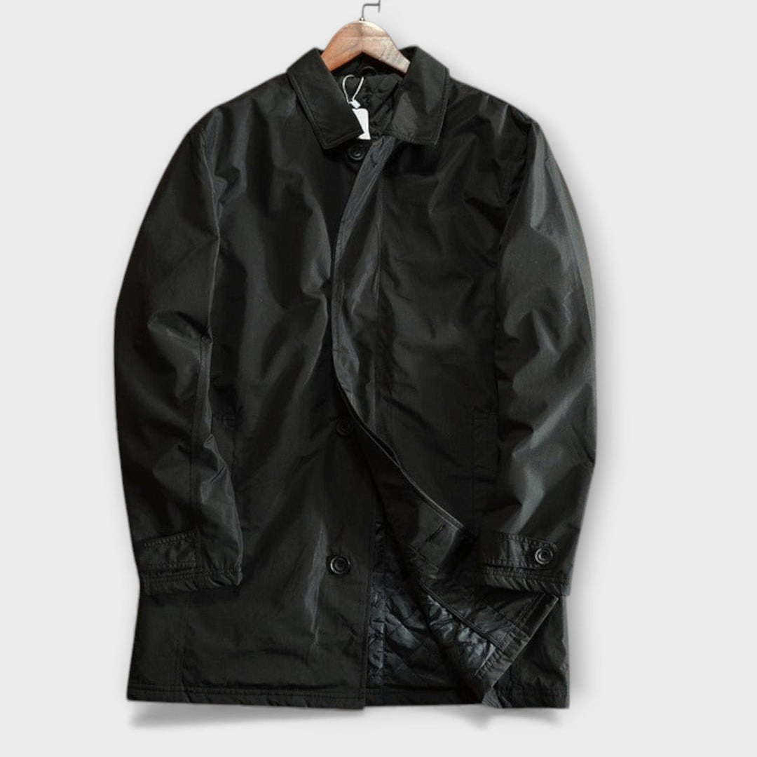 Unisex all-weather jacket. Wind & rain ready, perfect for outdoor activities & casual wear.