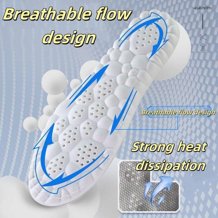 Versatile unisex shoe inserts: highly cushioned arch support for superior comfort & targeted pain relief.