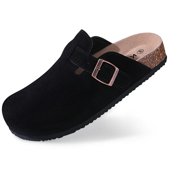 Comfortable cushioned unisex slip-on clogs, ideal everyday footwear for all seasons.