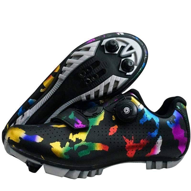 Unisex cycling route cleat shoes for enhanced performance with secure fit for road biking