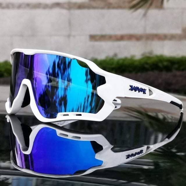 Unisex sports eyewear: UV400 polarized sunglasses for outdoor activities, blue lens