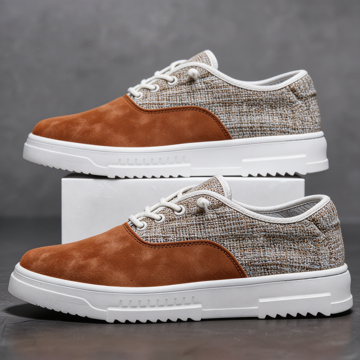 Comfortable unisex sneakers with a distinctive, stylish pattern, designed for all-day wear.