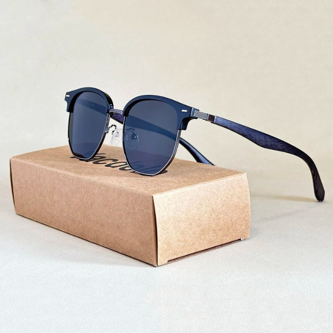 Polarized double bridge sunglasses for men & women. Provides excellent UV protection & clarity.