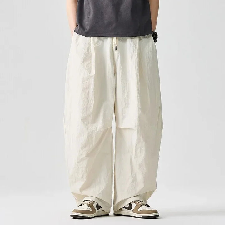 Driftline unisex relaxed-fit drawstring pants, perfect for warm weather comfort, streetwear, and everyday casual wear.